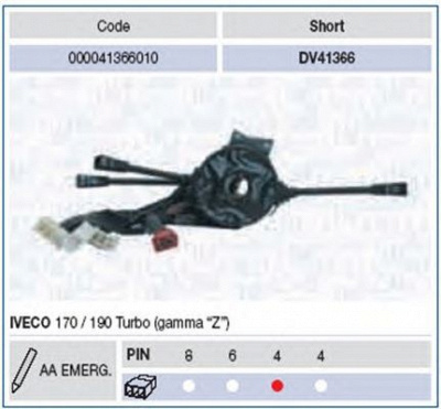 MAGNETI MARELLI 000041366010 -  Выключатель на колонке рулевого управления